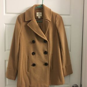 Brand New Womens tan Pea Coat